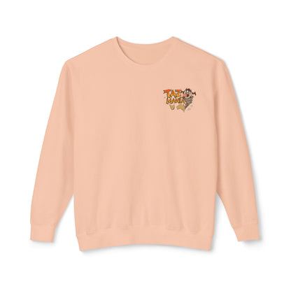 Taz Mania Crewneck Sweatshirt – Retro Cartoon Graphic Pullover