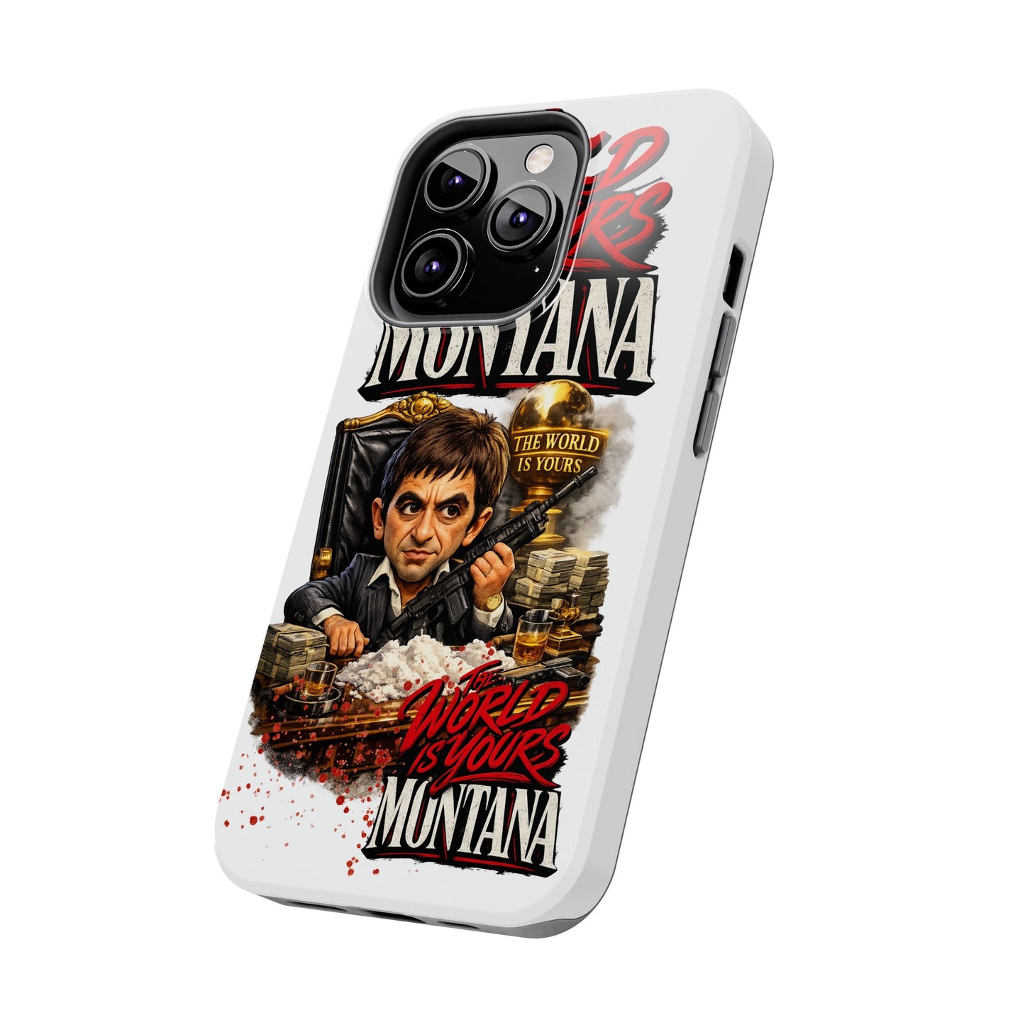 Tony Montana "The World Is Yours" Vintage Caricature Tough Phone Case