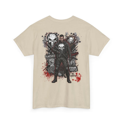 Punisher Graphic Tee — Frank Castle Skull Art Backprint