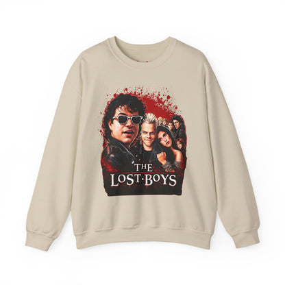 Lost Boys Crewneck Sweatshirt — Vintage Horror Movie Graphic (Welcome to Santa Carla)