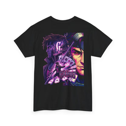 Neon Noir Anime Portraits T‑Shirt