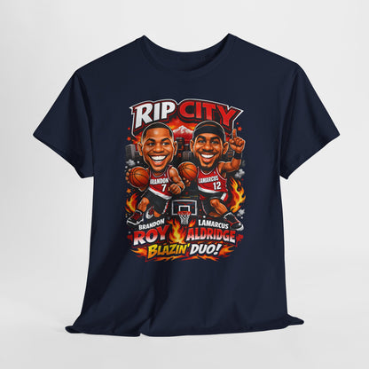 Rip City Basketball T-Shirt — Caricature Trail Blazers Fan Tee