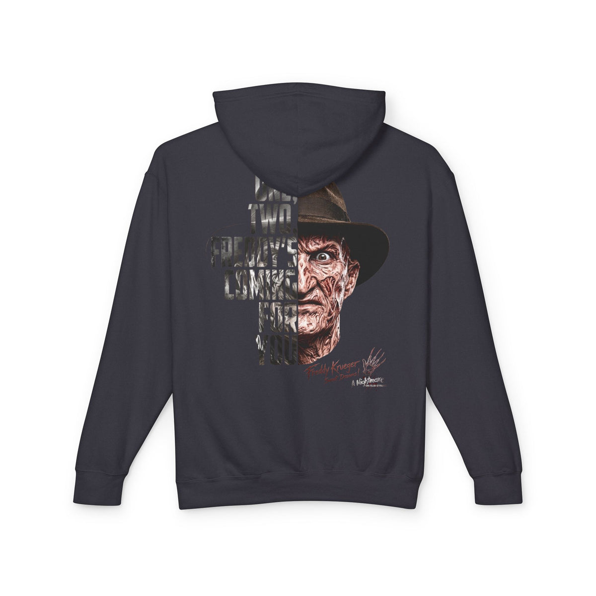 Freddy Krueger Hoodie — 'One, Two, Freddy’s Coming for You' Horror Pullover