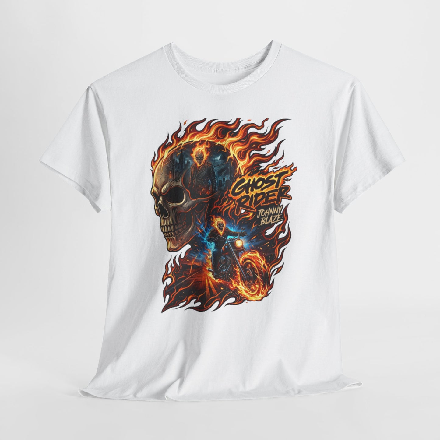 Ghost Rider Flame Skull T-Shirt