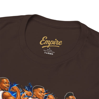 OKC Thunder Caricature Basketball T-Shirt — Team Players Graphic Tee