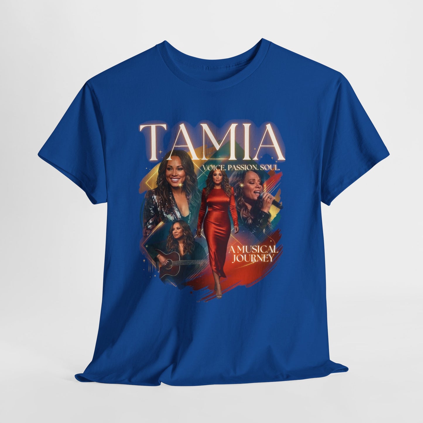 TAMIA Portrait Collage Tee — "More" Album Tribute Graphic T‑Shirt