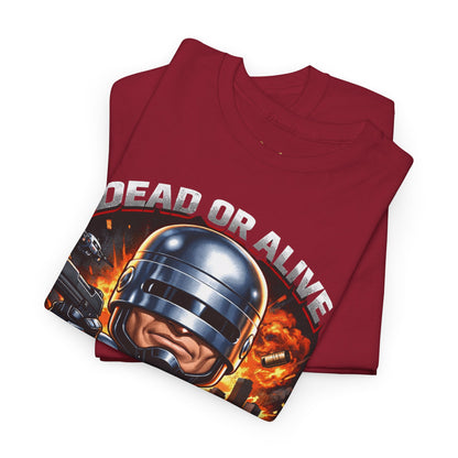 Robocop Graphic Tee — Retro Action Movie Shirt ("Your Move Creep")