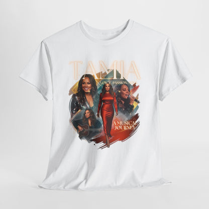 TAMIA Portrait Collage Tee — "More" Album Tribute Graphic T‑Shirt