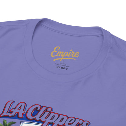LA Clippers Cartoon Roster Tee — "The Knuckleheads" Team Graphic T-Shirt