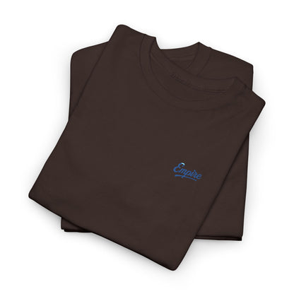 Signature Embroidered Empire Royal Blue Chest Logo T-Shirt