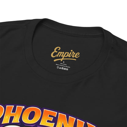 Phoenix Suns Barkley & K.J. Graphic Tee — Retro Basketball Cartoon Shirt