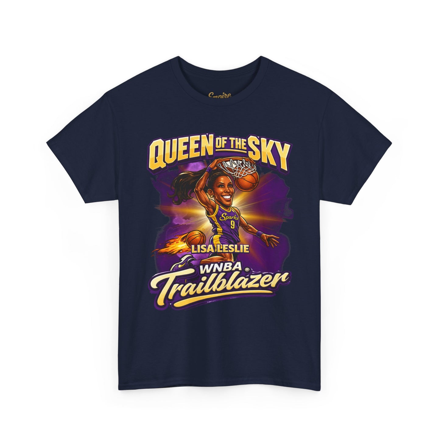 "Queen of the Sky" Lisa Leslie Trailblazer Basketball Tee