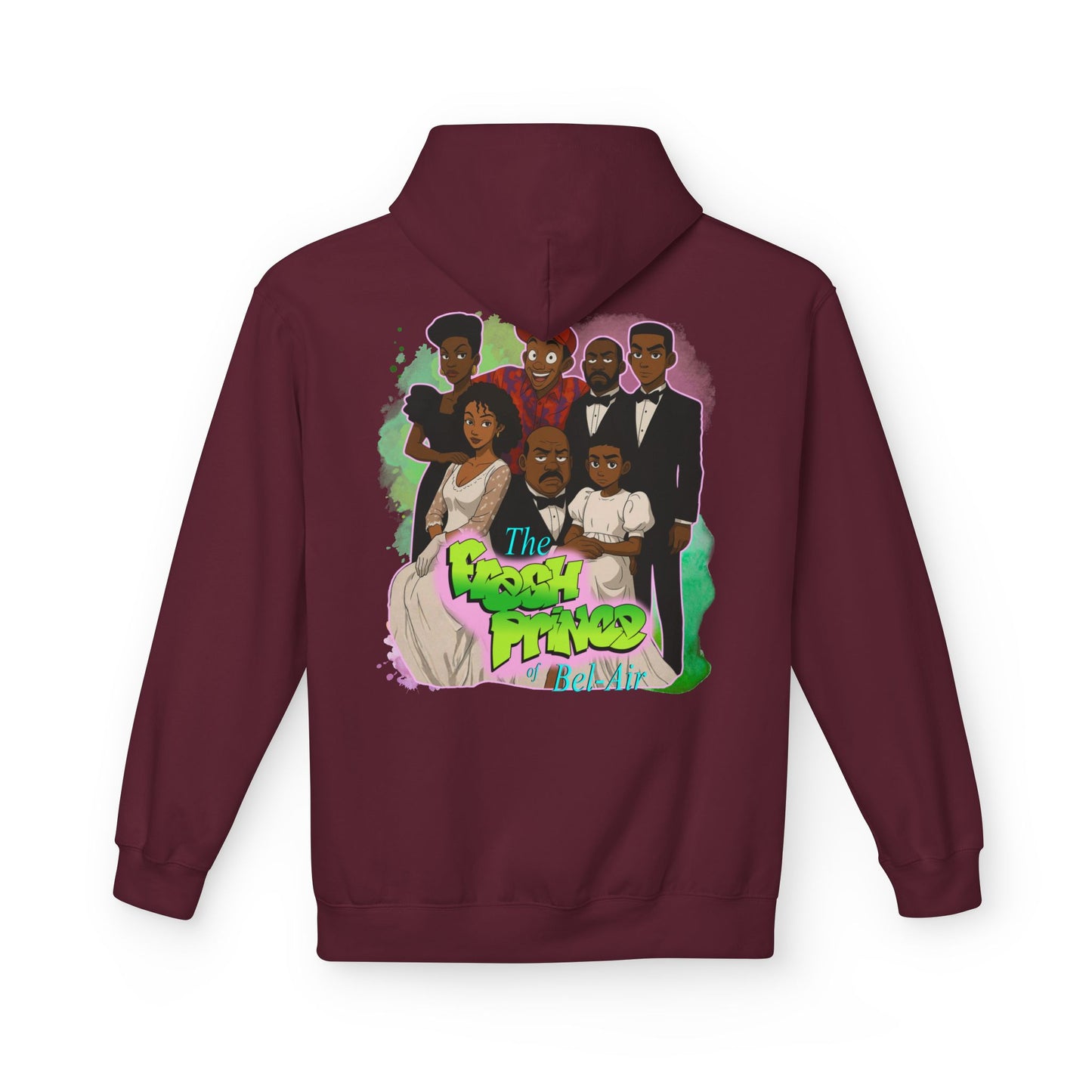 Fresh Prince Graphic Hoodie — ’The Fresh Prince’ Retro 90s Family Portrait