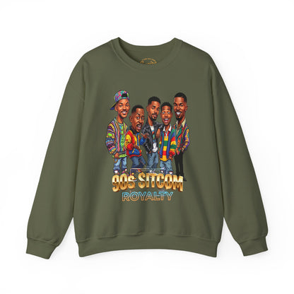 90s Sitcom Crewneck Sweatshirt - '90s Sitcom Royalty' Graphic Sweatshirt