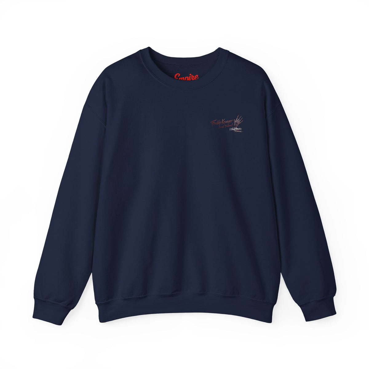 Freddy Krueger Crewneck Sweatshirt – "One, Two... Freddy's Coming For You" Horror Pullover