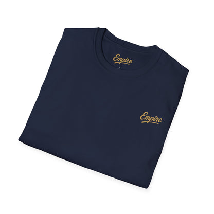 Softstyle Gold 'Empire' Logo T-Shirt
