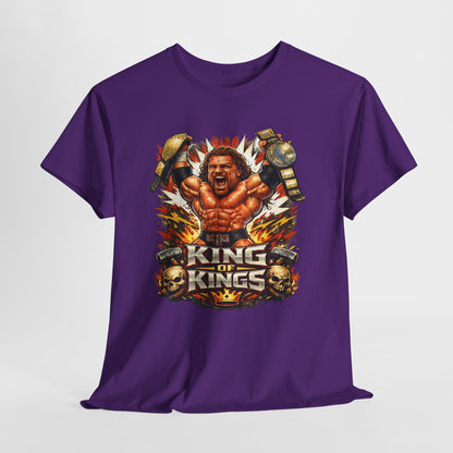 King of Kings Tee - Retro Wrestling Champion Graphic T-Shirt