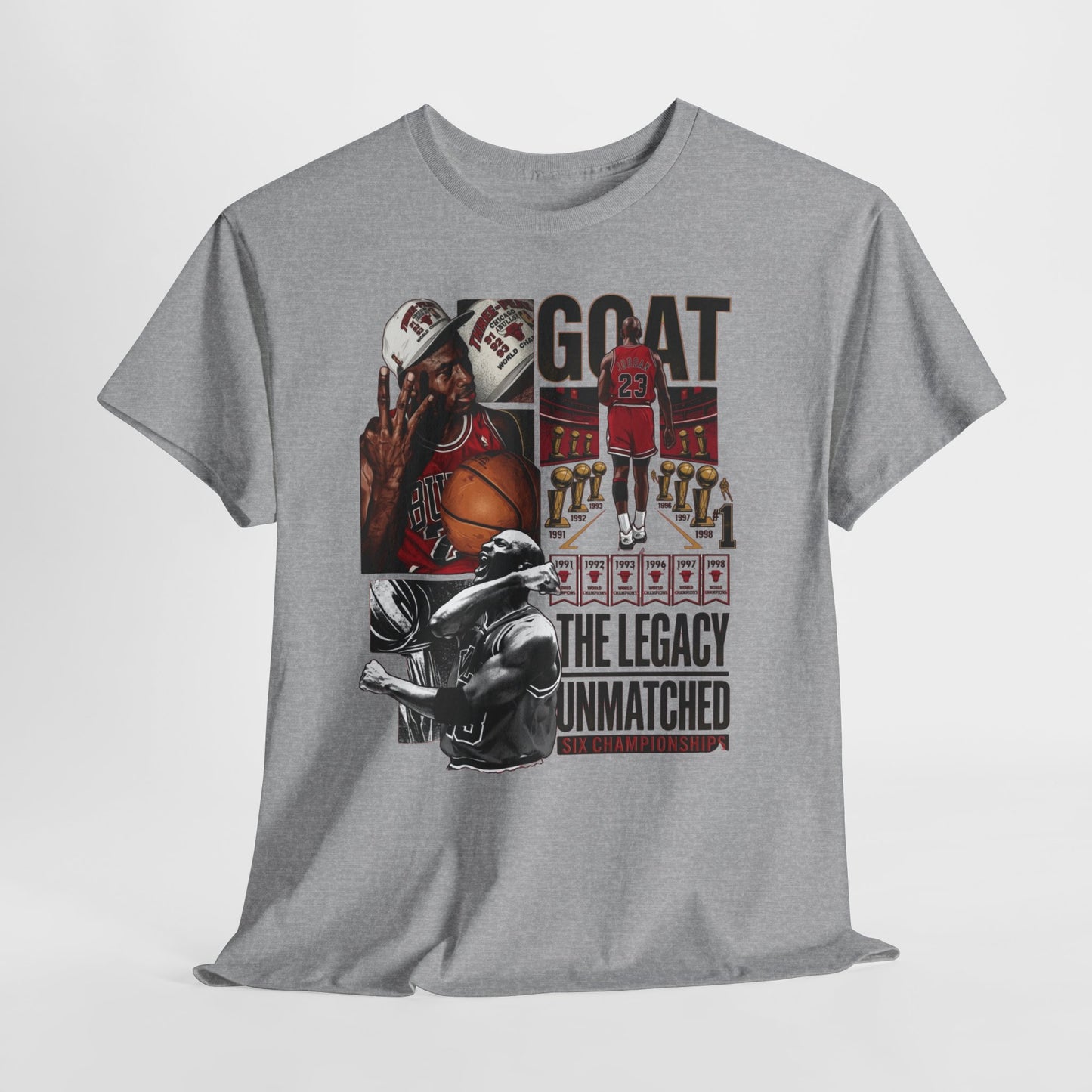 GOAT Legacy Basketball Tee — "The Legacy Unmatched" Graphic Shirt
