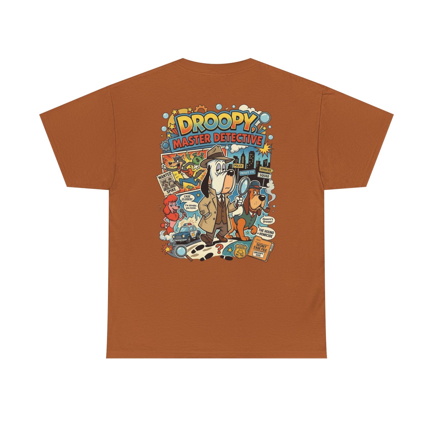 Graphic Tee — "Master Detective" Retro Cartoon T-Shirt
