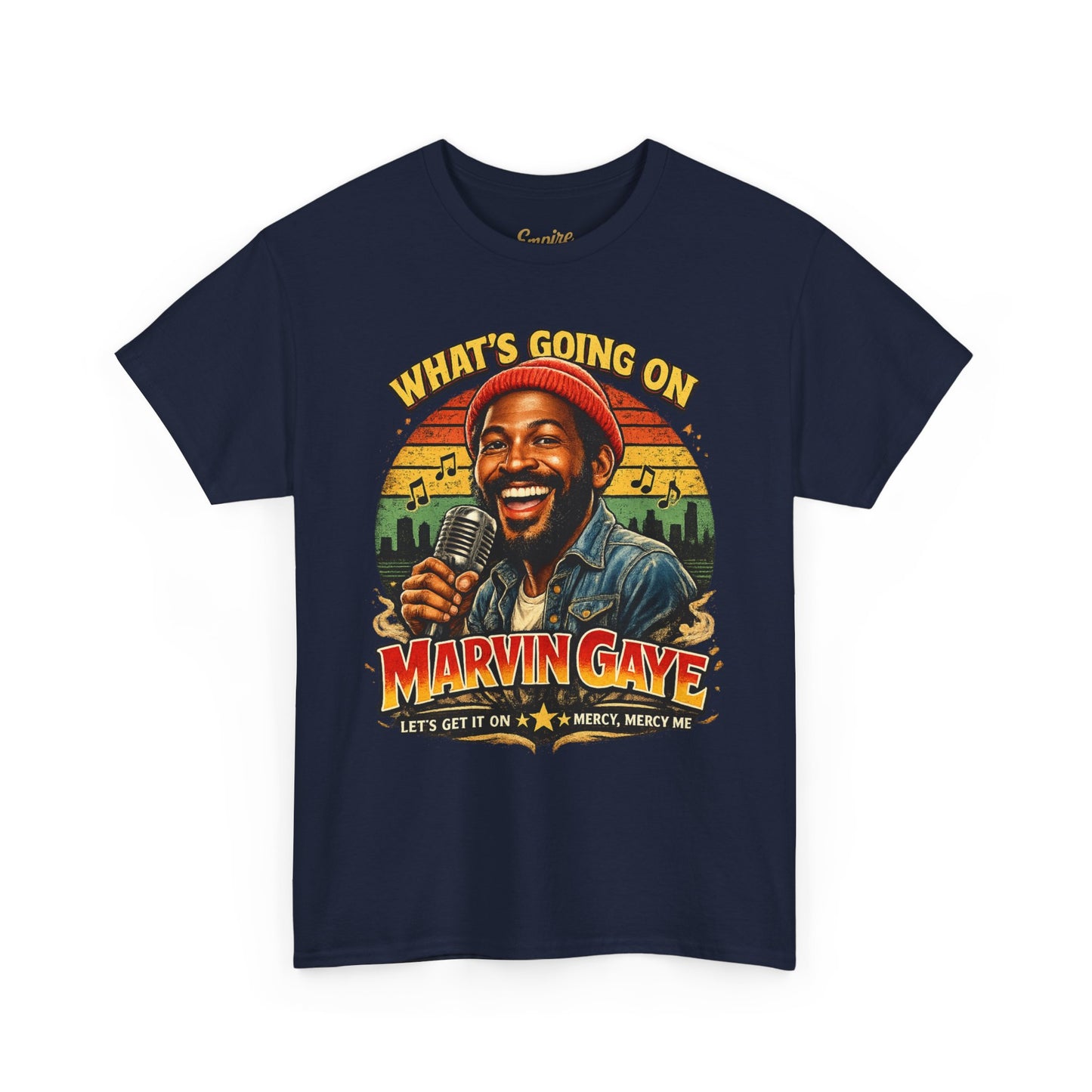 Marvin Gaye Tribute Tee, Vintage Music T-Shirt, Unisex Cotton Tee, Retro Style Shirt, Gift for Music Lovers, Perfect for Concerts