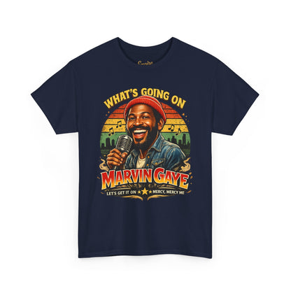 Marvin Gaye Tribute Tee, Vintage Music T-Shirt, Unisex Cotton Tee, Retro Style Shirt, Gift for Music Lovers, Perfect for Concerts