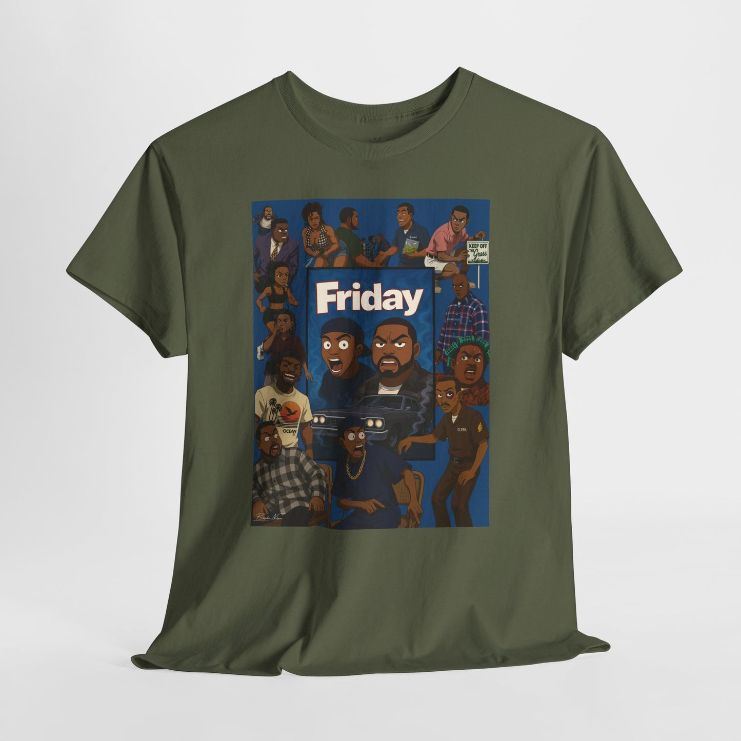 Movie 'Friday' Inspired Graphic Unisex Heavy Cotton Tee