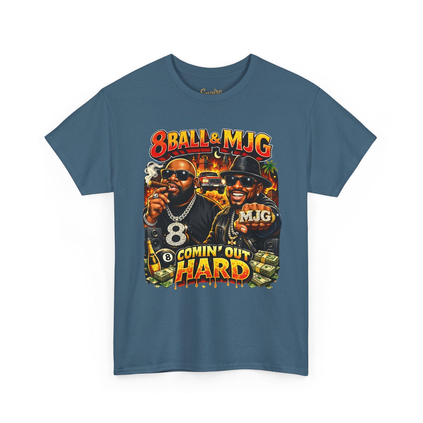 8Ball & MJG 'Comin' Out Hard' Vintage Hip-Hop Graphic Tee
