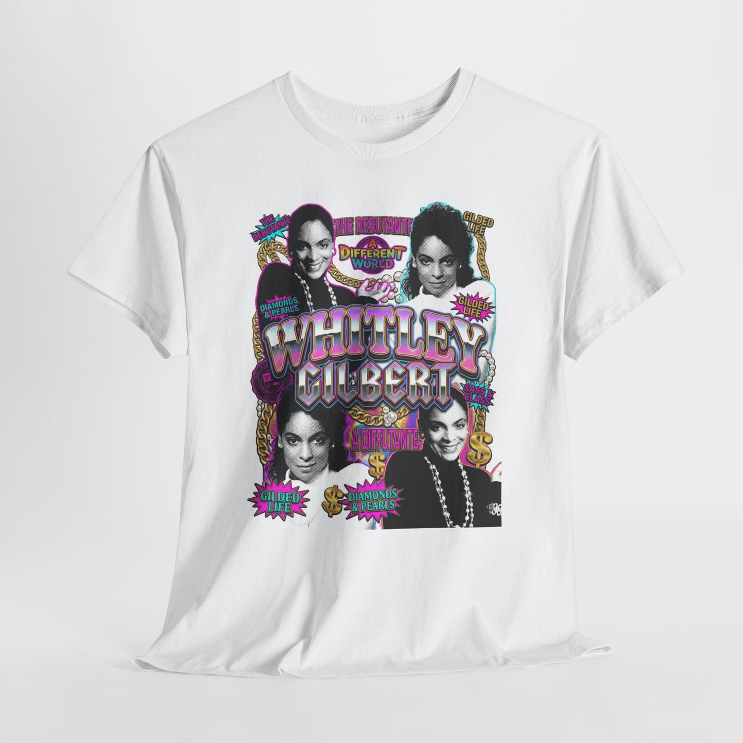 Whitley Gilbert Retro Pop Art Tee — A Different World Tribute T-Shirt