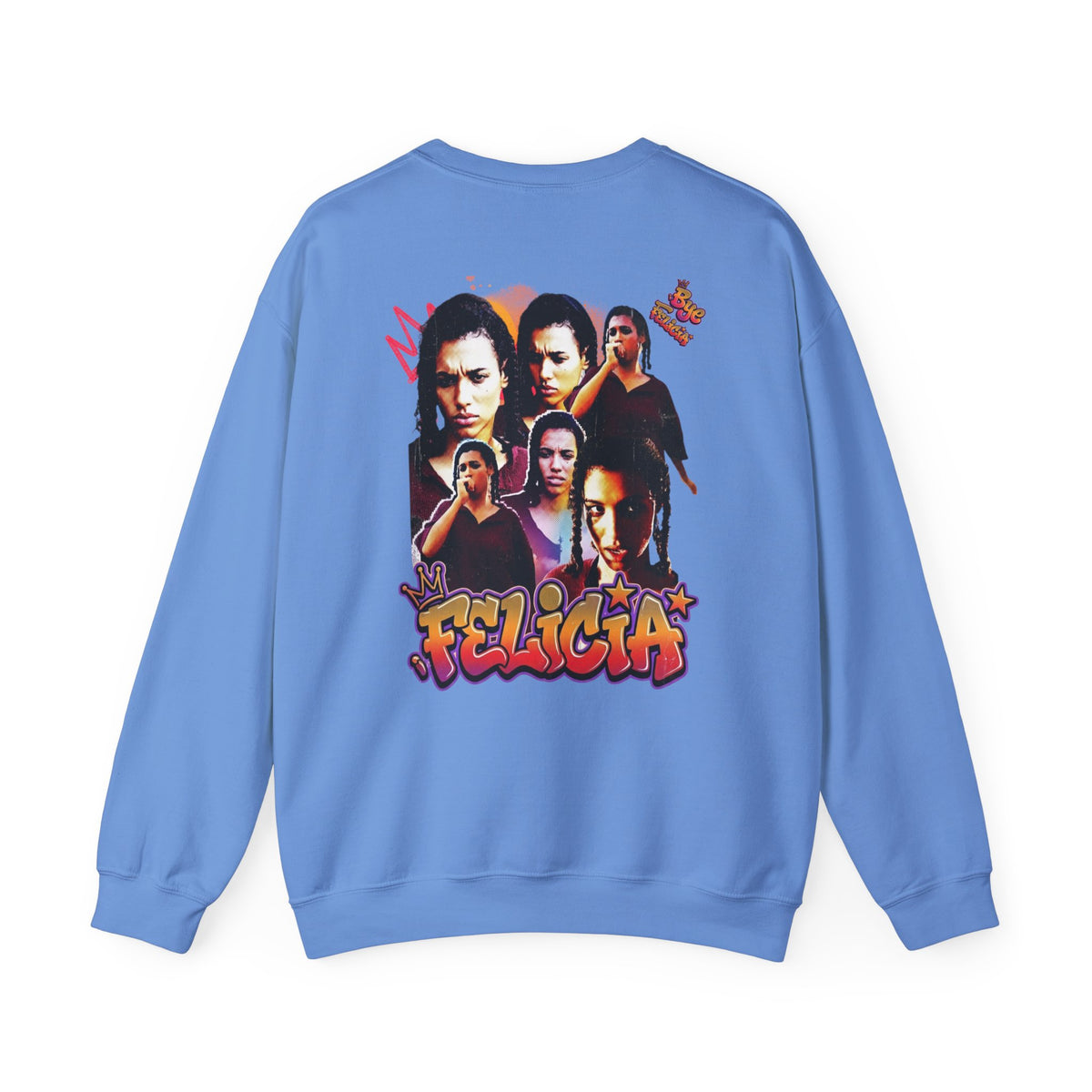 Bye Felicia Vintage Portrait Crewneck Sweatshirt