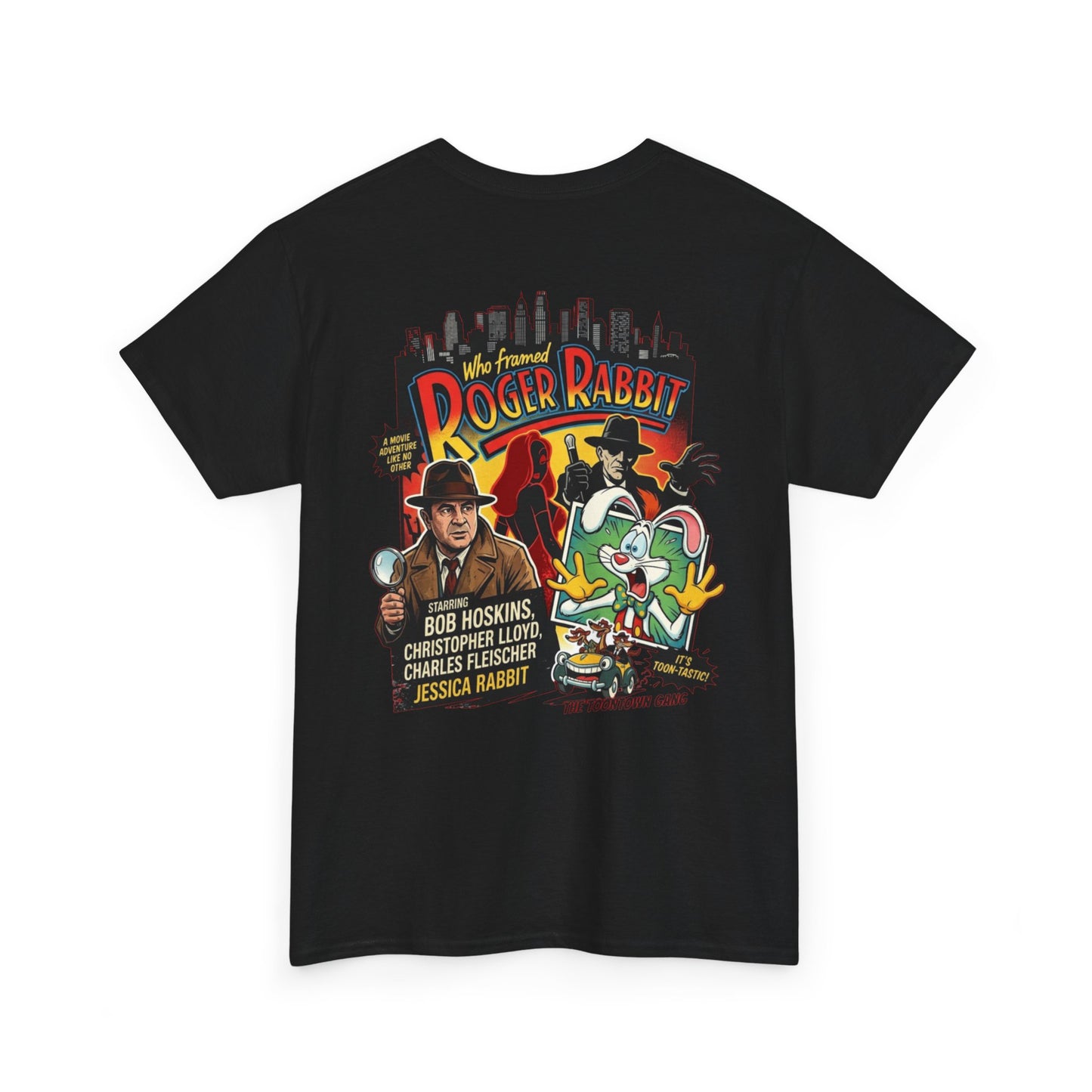 Who Framed Roger Rabbit Poster Tee — Retro Movie Graphic T-Shirt