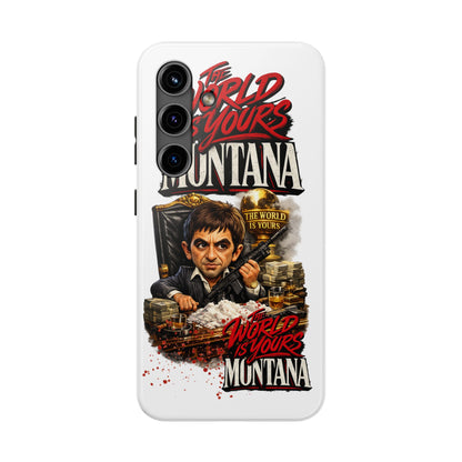 Tony Montana "The World Is Yours" Vintage Caricature Tough Phone Case