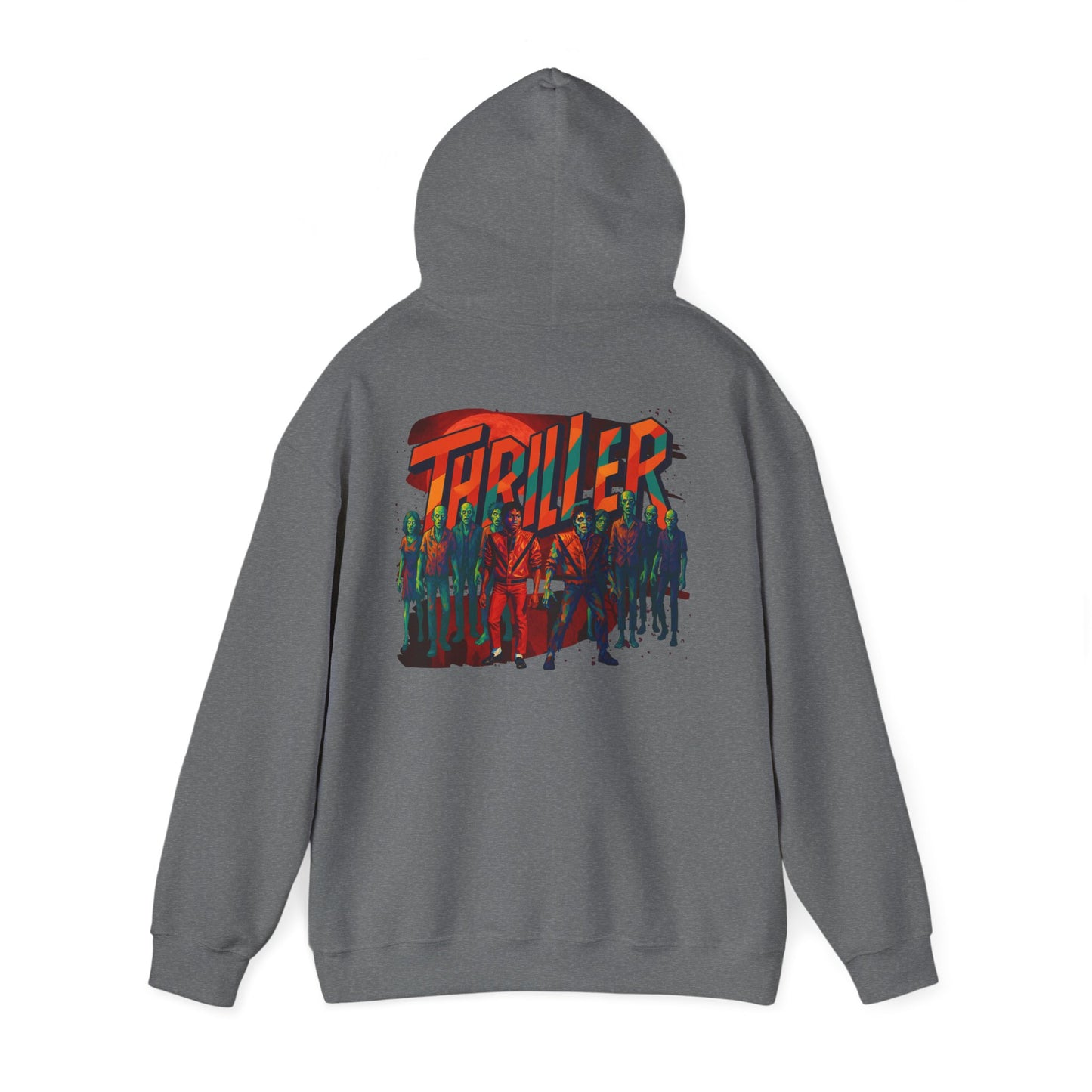 MJ 'Thriller' Retro Zombie Crew Graphic Hoodie