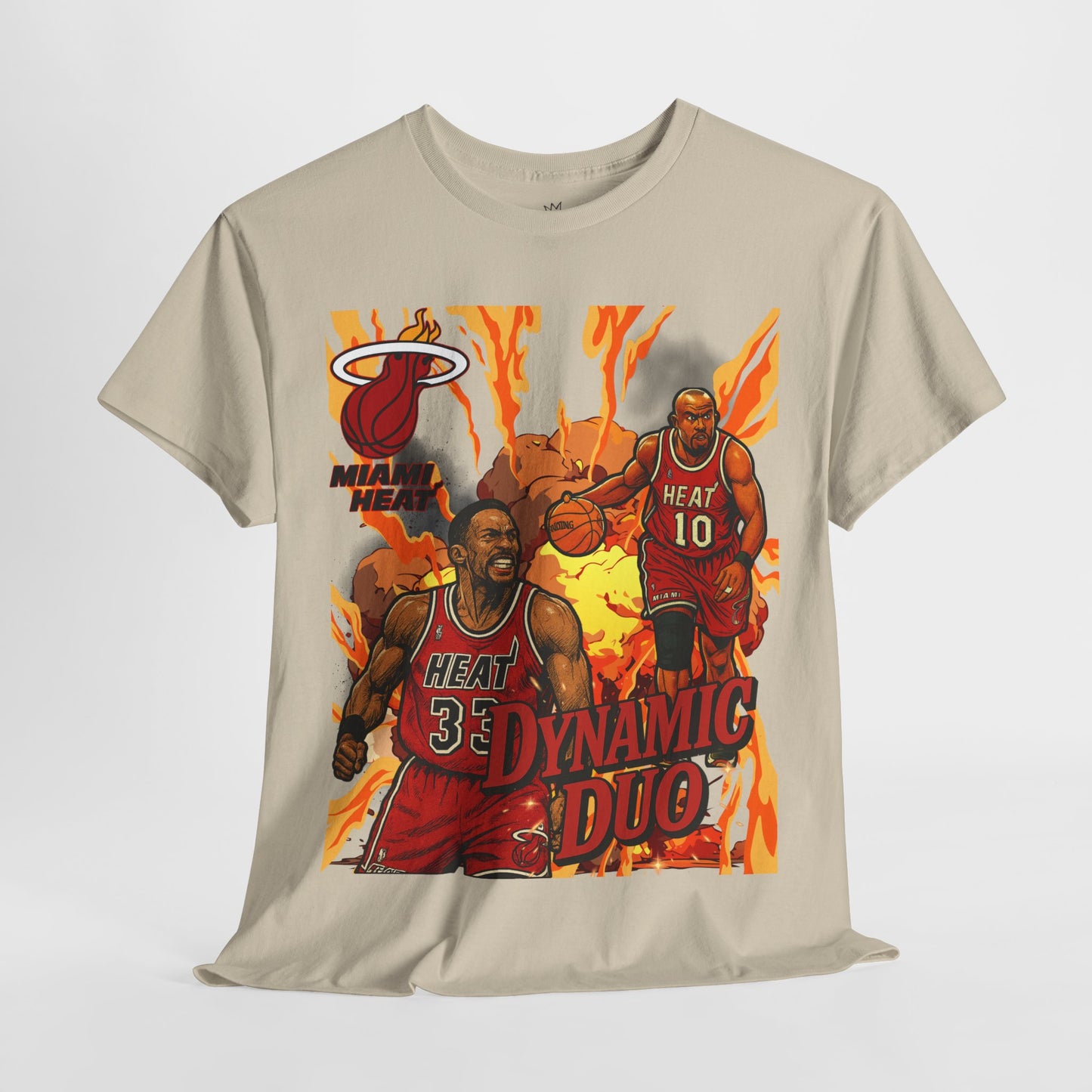 Miami Heat Dynamic Duo Unisex Tee, Basketball Fan Shirt, Sports Tee, Graphic T-Shirt, Gift for Sports Lovers, Game Day Apparel