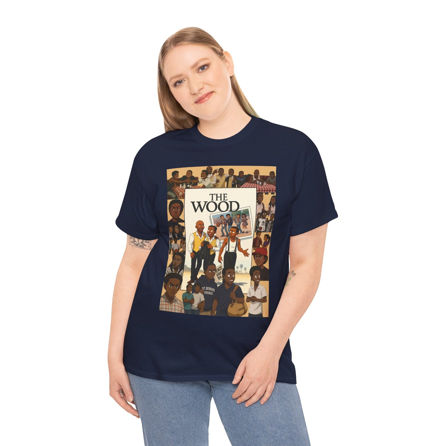 Retro 'The Wood' Graphic Shirt - Perfect for Casual Wear or Events