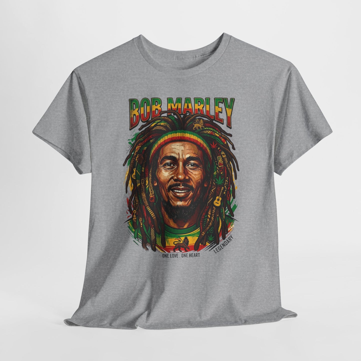 Reggae Legend Portrait Tee - Vintage Rasta Music Graphic T-Shirt