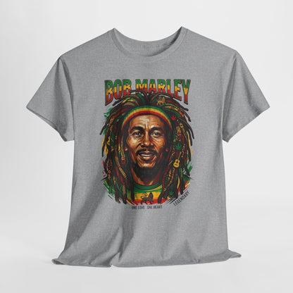 Reggae Legend Portrait Tee - Vintage Rasta Music Graphic T-Shirt