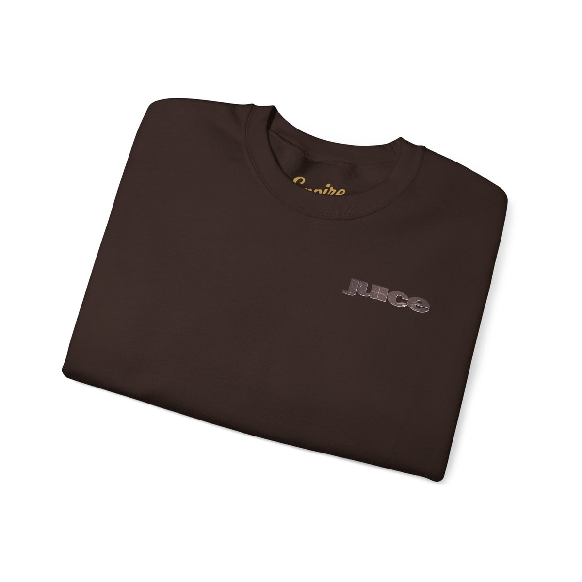 Bishop "Juice" Crewneck Sweatshirt — 'I Am Crazy But You Know What Else I Don’t Give a F**k' Graphic