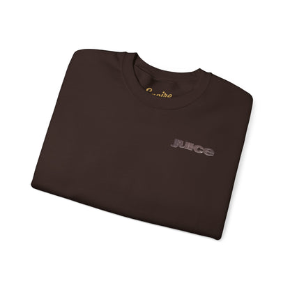 Bishop "Juice" Crewneck Sweatshirt — 'I Am Crazy But You Know What Else I Don’t Give a F**k' Graphic