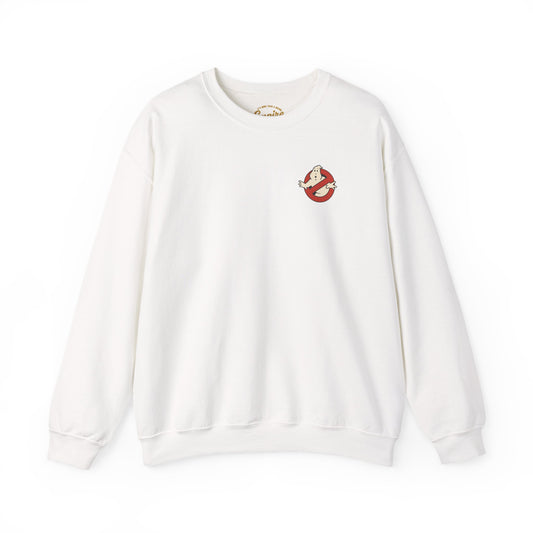 Ghostbusters Crewneck Sweatshirt — Stay Puft & "Who Ya Gonna Call" Graphic