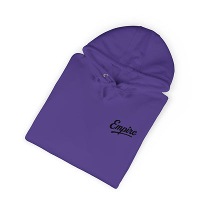 Empire Signature Embroidered Hoodie — Minimal Fleece with Black 'Empire' Logo