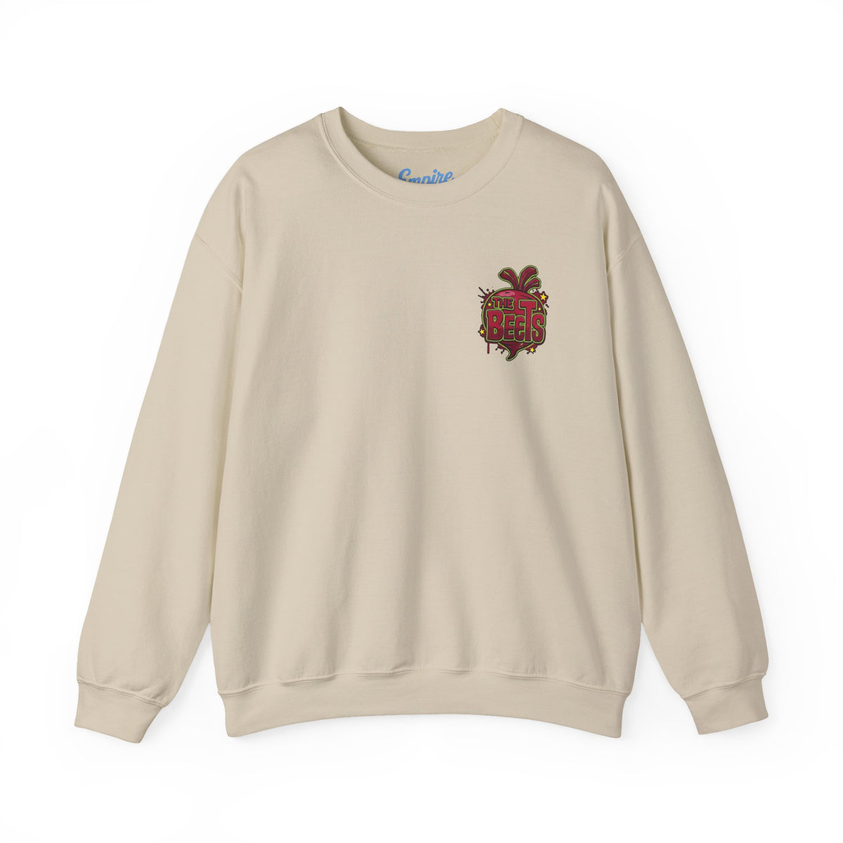 Crewneck Sweatshirt — The Beets Band Graphic (Back & Chest Logo)