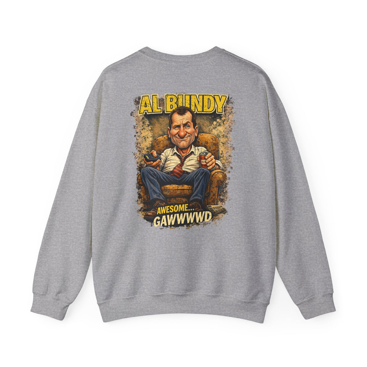 Al Bundy 'Married... Awesome Gawwwwd' Crewneck Sweatshirt