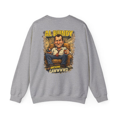 Al Bundy 'Married... Awesome Gawwwwd' Crewneck Sweatshirt