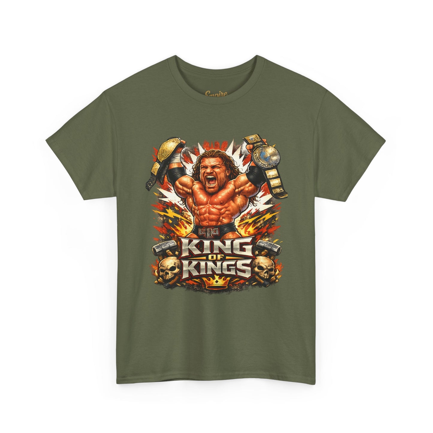 King of Kings Tee - Retro Wrestling Champion Graphic T-Shirt