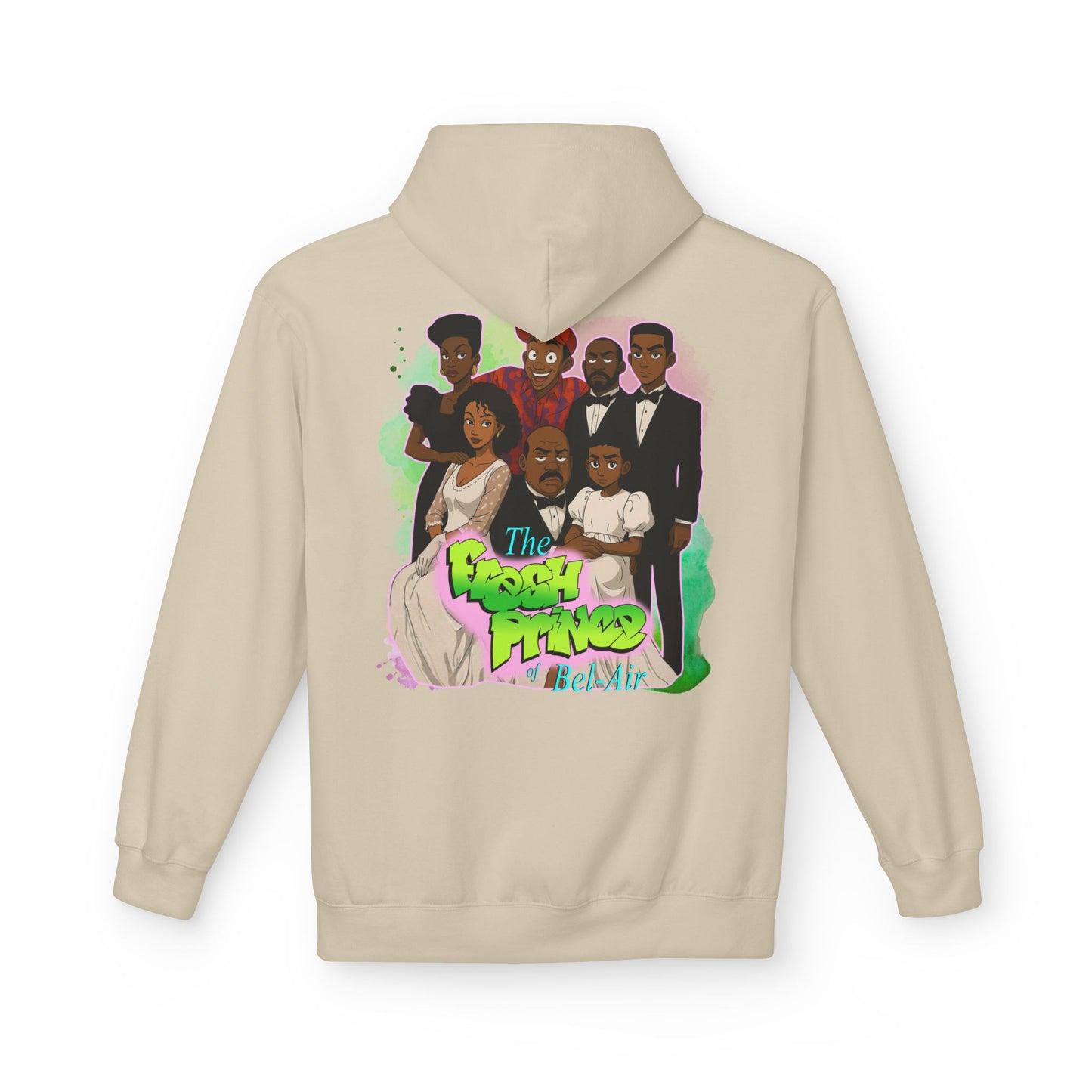 Fresh Prince Graphic Hoodie — ’The Fresh Prince’ Retro 90s Family Portrait