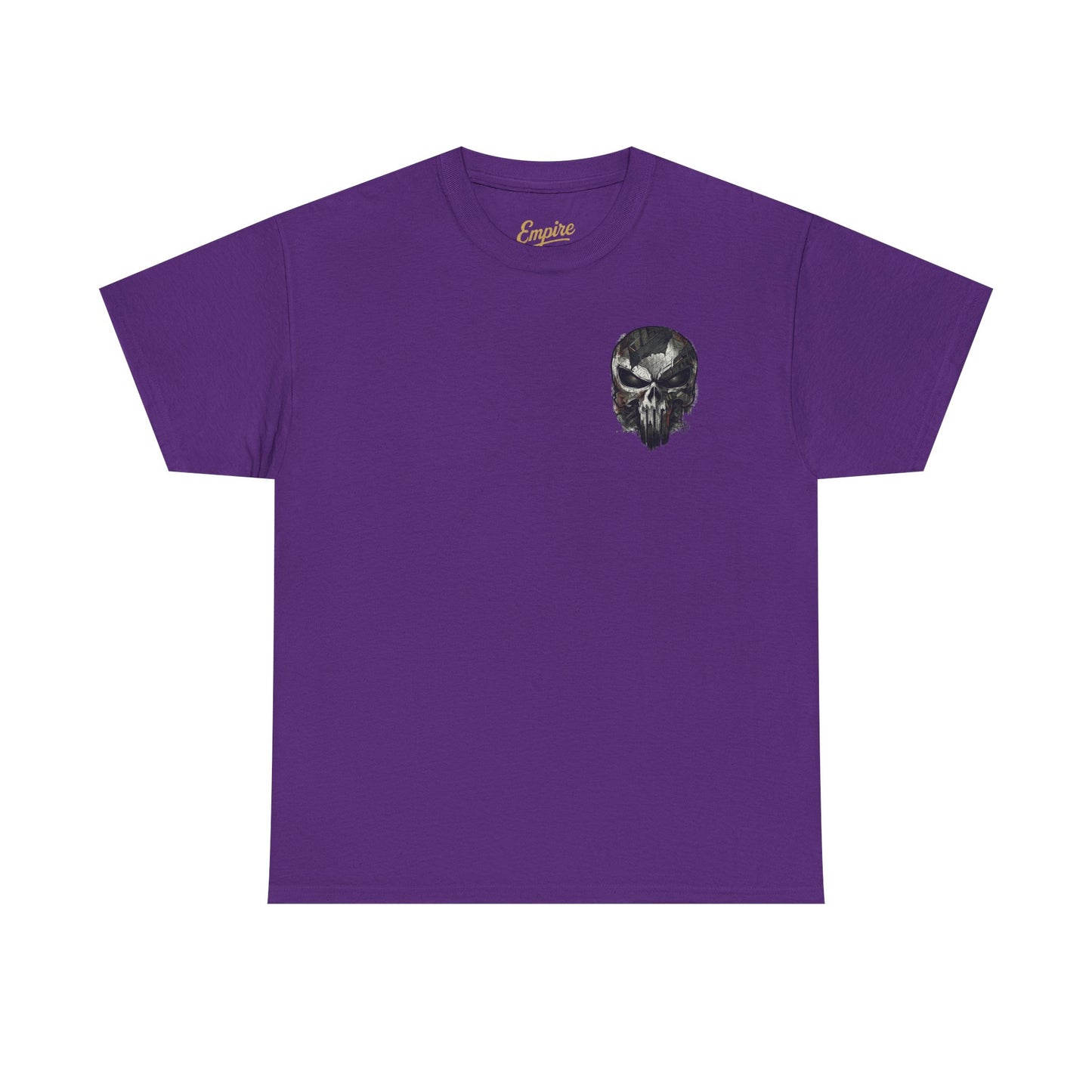 Punisher Graphic Tee — Skull Logo Front & The Punisher Portrait Back
