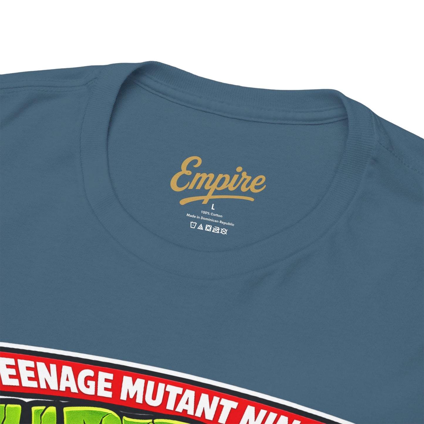 Teenage Mutant Ninja Turtles Graphic Tee — Retro TMNT Logo & Group Back Print