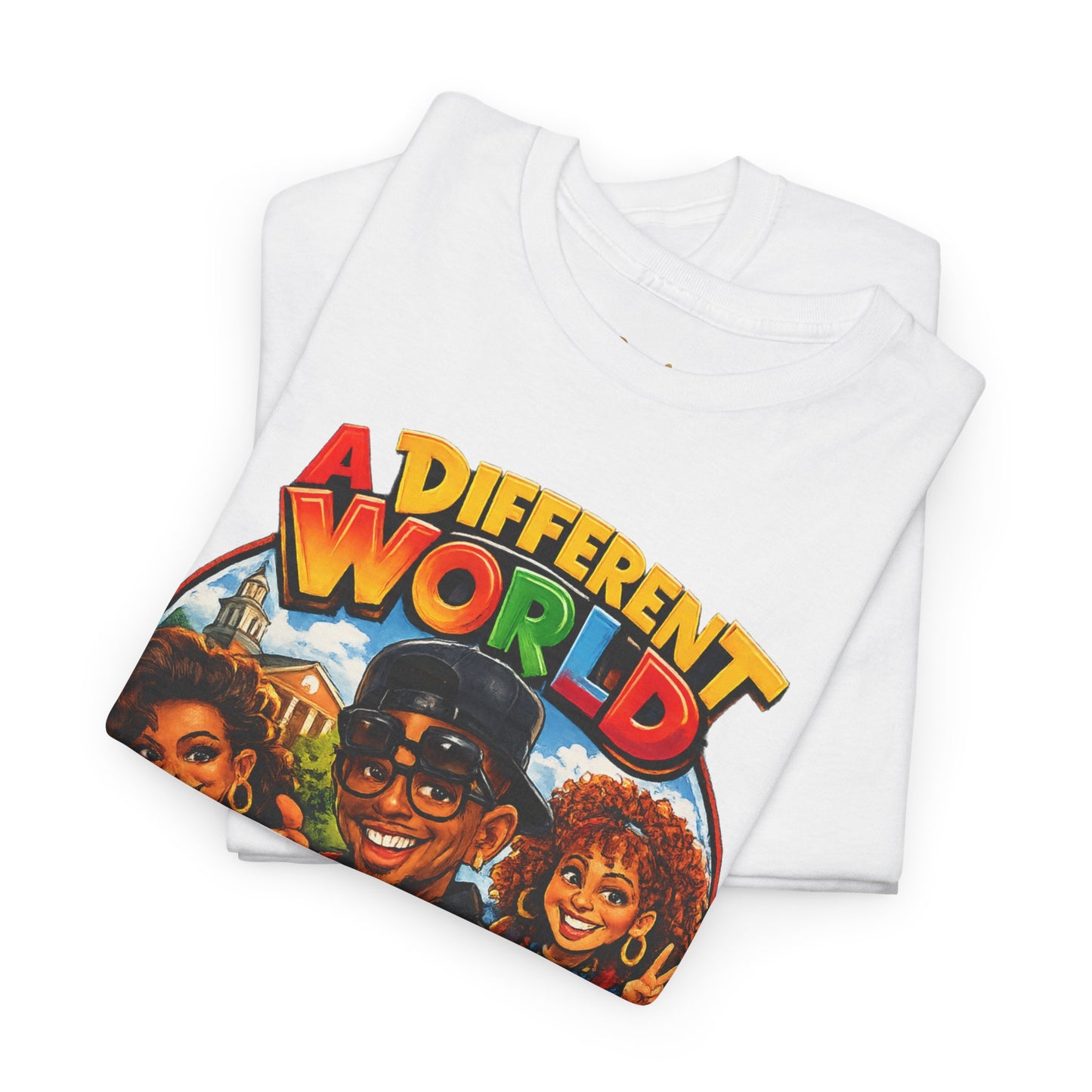 A Different World Cast Graphic Tee — Nostalgic 90s TV Shirt