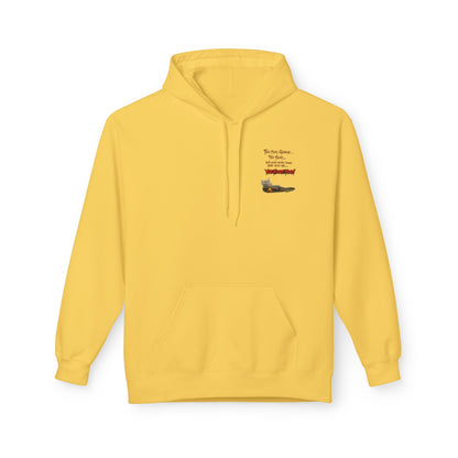 'Krustywise' Creepy Clown Design, "You’ll Float Too" Midweight Softstyle Fleece Hoodie