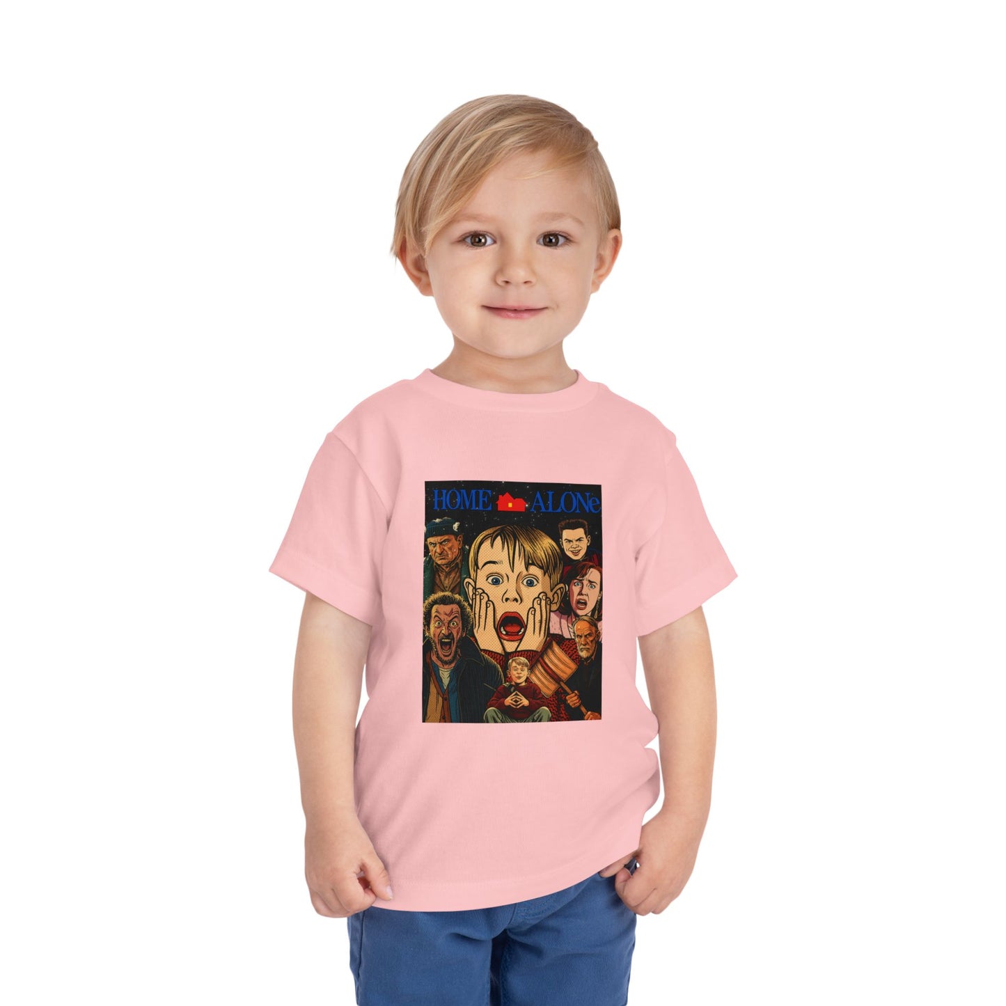 Home Alone Toddler Tee, Kid's Movie Shirt, Funny Kids T-Shirt, Halloween Costume, Birthday Gift for Boys and Girls
